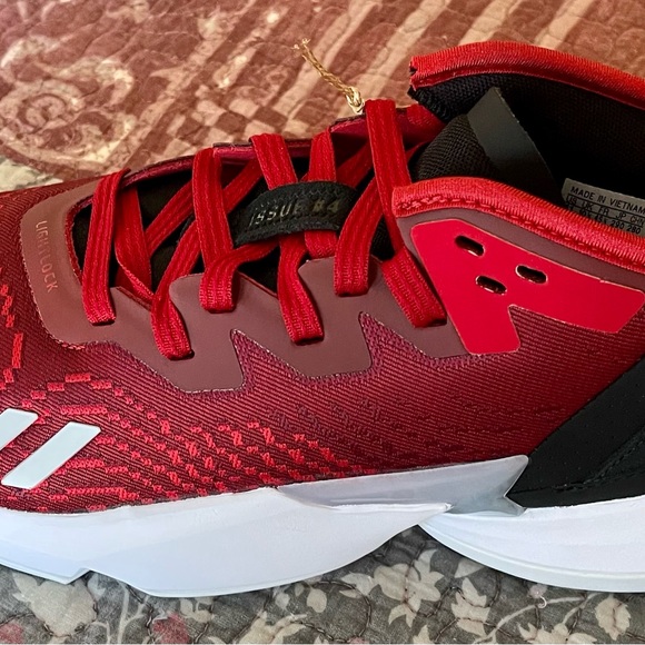 Adidas D.O.N. Issue 4 Men’s Basketball Shoes Size 11 Red NIB - Picture 2 of 6